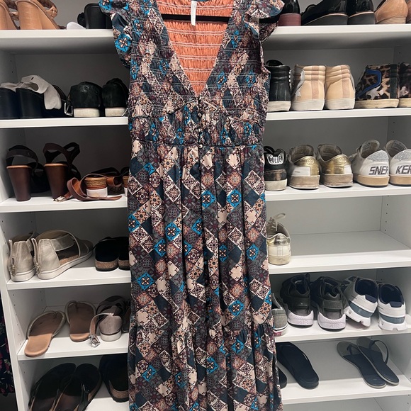 Anthropologie the Peregrine Midi Dress size medium - Picture 2 of 5